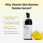 MEDITHERAPY Vitamin C Serum for Face – Micro-Bubble Formula for Instant Absorption, Visibly Radiant Glow – Advanced Vitamin C, Non-Irritating AM/PM Use for Sensitive Skin – 3.38 fl oz