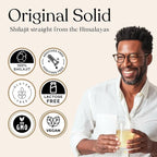 Pure Himalayan Shilajit, Original Solid, Organic Source of Fulvic Acid & Trace Minerals, Widely Used in Ayurveda (36g, Pack of 1)