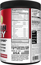 EVL BCAA Lean Energy Powder - Pre Workout Green Tea Fat Burner Support with BCAAs Amino Acids and Clean Energizers - Post Workout Recovery Drink for Lean Muscle Recovery - Cherry Limeade