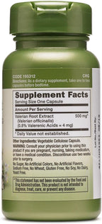 GNC Herbal Plus Valerian Root Extract 500 MG,50 servings