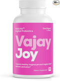 VajayJoy pH Balance Pills -Womens Vaginal Probiotic for pH Regulation, Clinically Shown to Restore pH Equilibrium and Natual Lubrication- Reduces BV, Yeast Infections and Odor