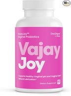 VajayJoy pH Balance Pills -Womens Vaginal Probiotic for pH Regulation, Clinically Shown to Restore pH Equilibrium and Natual Lubrication- Reduces BV, Yeast Infections and Odor