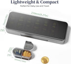 Betife AM PM Pill Organizer 7 Day, Weekly Pill Organizer 2 Times a Day, Daily Pill Box AM PM, Portable Travel Medicine Case, Day and Night Pill Container for Medication, Vitamin or Supplement