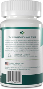 pH-D Feminine Health - 600 mg Boric Acid Suppositories - Woman Owned - for Vaginal Odor Use - 24 Count