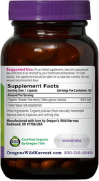 Oregon's Wild Harvest Non-GMO Chaste Tree Capsules,Organic Herbal Supplements, 90 Count