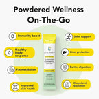 Nano Turmeric Curcumin Drink Powder Supplements–Mango Flavor Daily Morning Routine Immunity Wellness Shot, Gut Health & Joint Support - No Added Sugar, Vegan, Gluten-Free, Non-GMO,12 Sachets
