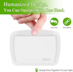 1 Pieces Pill Organizer Reusable Pocket Pill Case Portable Open Pill Pouch Silicone Small Pill Box Pill Container Pill Holder Pill Bags Organizing Medication, Vitamins, and Tablets for Travel (White)
