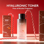 haruharu Wonder Black Rice Hyaluronic Toner for Sensitive Skin, Alcohol-Fragrance Free, Soothing, Hydrating, Holiday Stocking Stuffers, Glass Skin, Korean Skin Care, 5.07 fl.oz (Christmas Edition)