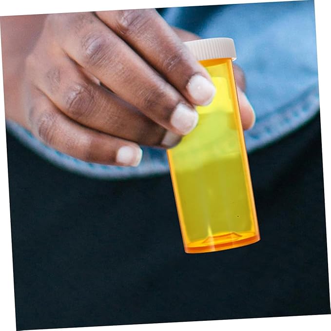 20pcs Pill Travel Pill Box Small Bottles Vitamin Storage Organizer Plastic Medication Containers