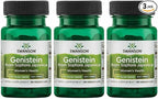 Swanson Soy-Free Genistein Plant-Based Supplement for Women Seeking Hormonal Balance, Bone, and Cardiovascular Support - 125 mg (60 Vegan Capsules, 3 Pack)