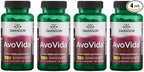 Swanson AvoVida - Natural Supplement Promoting Joint Health & Mobility - Avocado & Soybean Unsaponifiables to Support Cartilage & Tissue Health - (60 Capsules, 300mg Each) (4 Pack)