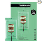 TRUBAR Vegan Protein Bar,It's Mint To Be Chip, Gluten Free, Plant Based Protein, Dairy Free, Non GMO, Soy Free, No Sugar Alcohols, 12G Protein, 12G Fiber, 23G Carb, On the Go Snack Bars, 12ct