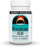 Source Naturals Hyaluronic Acid, Promotes Healthy Joints*, 50mg - 60 Capsules
