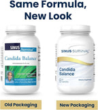 Candida Balance – Natural Support for Yeast Levels – Gut, Sinus & Immune System Supplement – 90 Capsules