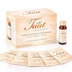 TAUT Marine Collagen Drink & Face Mask – 13,000mg Hydrolyzed Collagen Protein with Hyaluronic Acid for Youthful, Radiant Skin – Includes 15 Bottles and 5 Masks (30-Day Supply)