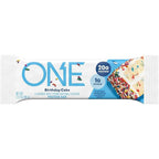 ONE Protein Bars, Birthday Cake, Gluten Free with 20g Protein and 1g Sugar, Pantry Staples, 2.12 oz (12 Count)