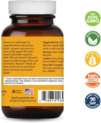 Breast D by Pure Essence - Natural Supplement for Estrogen Balance, Hormonal Acne, and Menopause Support with Vitamin D3, Calcium, Green Tea & Lycopene - 30 Capsules
