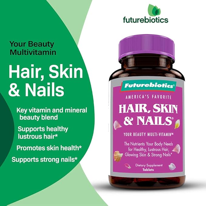 Futurebiotics Hair, Skin, & Nails Beauty Multivitamin, 135 Tablets
