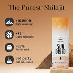 Pure Himalayan Shilajit ®, Sun Dried Liquid Drops - Immune Support Supplement, Energy Boost, Detox Cleanse, Anti-Aging and Wellness - Natural Trace Minerals & Fulvic Acid Complex (50ml, Pack of 1)
