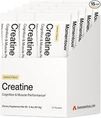 Momentous Creatine Lemon Monohydrate Powder - Creatine Powder - Supports Strength, Lean Muscle, & Recovery for Men & Women - NSF Certified for Sport - 6.49 g per Serving - 15 Servings