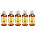 dève herbes Pure Wheatgerm Oil (Triticum vulgare) Cold Pressed (Pack of five) 100ml X 5 (16.9 oz)