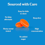 DAIKEN High Concentration Kids Fish Oil Omega-3 Gummies, No Sugar Added, Individually Wrapped, 300 mg DHA & EPA with Vitamin D3 for Kid, 30 Count, Tropical Fruit Flavor, Norwegian Sourced (Pack of 2)