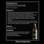 BASK & LATHER GRO & Glow Liquid Vitamin, Liquid Collagen for Women, Natural Ingredients with Collagen, Biotin, Msm, Beauty Supplement, Helps Support Healthy Hair, Skin & Nails, Cherry Flavor, 2 FL Oz