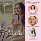 Ophelisse Hormone Balance Tea for Women - Loose Leaf Red Raspberry & Spearmint Herbal Blend - Menstrual Cycle, PMS & Occasional Discomfort Support - Caffeine Free Feminine Wellness, 30 Servings