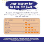 PupGrade Joint Support Supplement for Dogs - Glucosamine + Chondroitin with MSM and Perna - Supports Normal Hip & Joint Health for Occasional Discomfort, Beef Flavor - 360 Soft Chews
