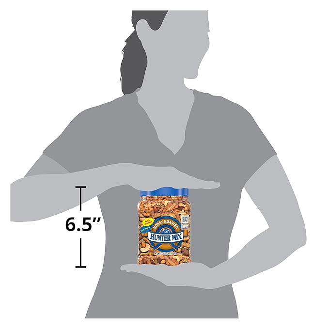 Southern Style Nuts Honey Roasted Hunter Bulk Trail Mix,23 oz,Honey Roasted Sesame Sticks & Peanuts,Sunflower Kernels,Almonds,Cashews & Pepitas,Mixed Nuts,Snacks for Adults-& Kids,(Pack of 2)