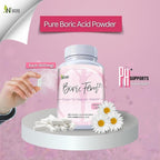 N'More Boric Acid Vaginal Suppositories with Applicator - 100% Pure Made in USA - Boricfem Support Vaginal Health (One) (60 Count (2 Pack), Boric Acid Suppositories)