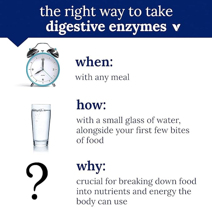 The Vitamin Shoppe Digest Extra Enzymes - Advanced Digestive Support | Gluten Dairy Protein Fat | 90 Vegetable Capsules | Comprehensive