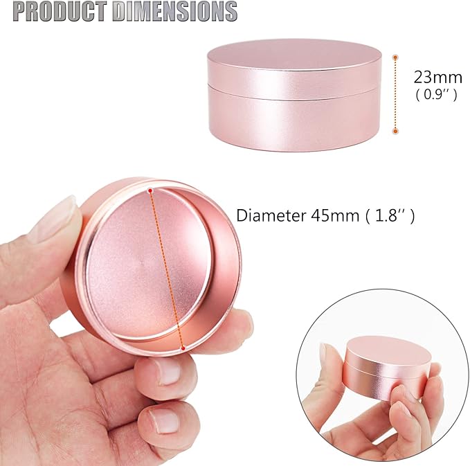 Portable Daily Pill Case, Heavy Duty Aluminium Alloy Round Pill Box, Waterproof Travel Pill Organizer, Pocket Purse Medicine Vitamin Holder EDC Container for Outdoor Camping Working