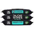 DUDE Wipes Mint Chill Flushable Wipes - Extra-Large Adult Wet Wipes - 3 Pack (144 Count) - Infused with Tea Tree Oil, Vitamin E, and Aloe - Septic and Sewer Safe