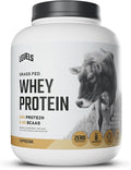 Levels Grass Fed Whey Protein Powder, No Artificials, 24G of Protein, Cappuccino, 5LB