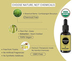 Earth N Pure Lemongrass Essential Oil | Steam Distilled | for Home Diffuser, Skin & Hair Care | with Glass Dropper -100 ML