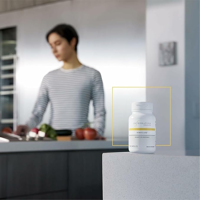 Integrative Therapeutics Similase - Digestive Enzyme Supplement for Adults - Supports Digestion and Assimilation of Nutrients* - Dairy-Free & Vegan - 90 Count (45 Servings)