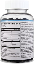 Amazon Brand - Solimo Prebiotic & Probiotic Gummies, Two Billion CFU, Blue Raspberry, 50 Count (2 per Serving) (Pack of 2)