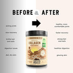 Earth Fed Muscle Chocolate Collagen Peptides Powder – Grass Fed Hydrolyzed Collagen for Women & Men - Healthy Bones, Skin & Hair - Types 1 & 3 Collagen Powder, 20g Per Serving, 19 Servings