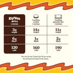 Rip Van Wafels Honey and Oats Stroopwafels, Healthy Snacks, Non-GMO, Keto Friendly, Office Snacks, Low Sugar (3g), Low Calorie, 12 Pack