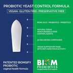 Biom Probiotics Prebiotics Boric acid Suppositories . Feminine Health Probiotic for Infections & pH Essentials VEGAN,PARABEN-FREE (10)