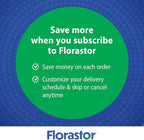 Florastor Advanced Gas and Bloat Probiotic, Digestive Enzymes and Botanicals, Plus Probiotics for Digestive Health, 30 Capsules (Pack of 2)