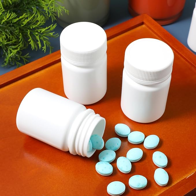 Lurrose Portable Moistproof Pill Case 50Ml Waterproof Pill Organizer Compact Container for Travel and Daily Medication Storage