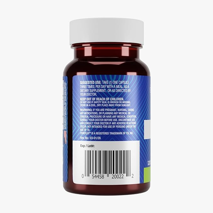 Basic Brands - Move Pureflex Glucosamine Chondroitin - Joint Support Supplement for Flexibility & Mobility - 120 Capsules - 2-Pack