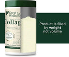 Great Lakes Wellness Collagen Peptides Powder – Supports Skin, Hair, Nails, Joints & Digestion – Hydrolyzed, Quick Dissolve, Non-GMO, Keto & Kosher – Pure Collagen Protein (20 oz, 28 Servings)