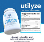 NuEthix Formulations Utilyze Enzymes for Digestive Wellness, Dietary Supplement for Nutrient Absorption, 60 Travel Packets