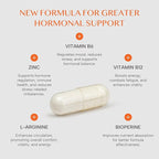 Hormonal Support - Hormone Balance Supplement for Women, PMS Support Supplement & Hormone Harmony for Women, Supports Energy, Mood Swings, Hot Flashes, Menopause Hormonal Balance (60 Caps)