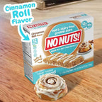 No Nuts! Cinnamon Roll Flavor Snack Bars - 100% Nut-Free Dairy Free Vegan Protein Bars, Organic, Kosher, Egg-Free, Non-GMO, 12g Protein, 10g Fiber, 12 Count