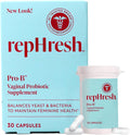 RepHresh Pro-B Vaginal Probiotic Supplement, Balances Yeast and Bacteria, Supports pH Balance, 30 Capsules