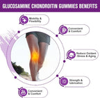 GORNVB Glucosamine Chondroitin Gummies with MSM & Elderberry Extra Strength - Flexibility Support, Antioxidant Immune Support Supplement for Adults, Men & Women - 60 Chondroitin Gummies (2 Pack)